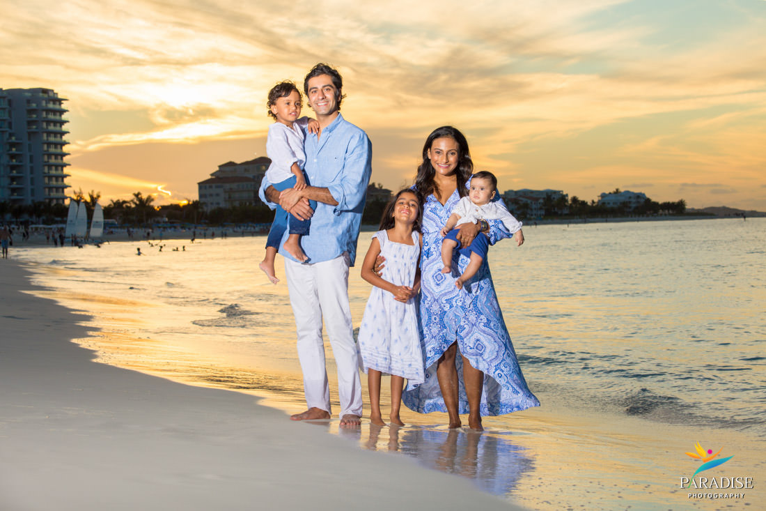 Family Photos on Grace Bay Beach