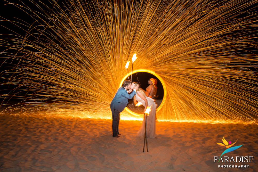 wedding fire dancer