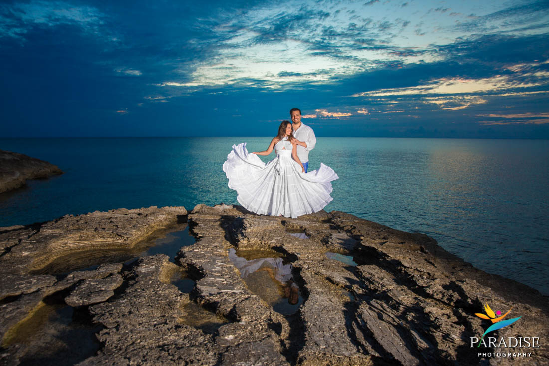 couple portrait on rocks