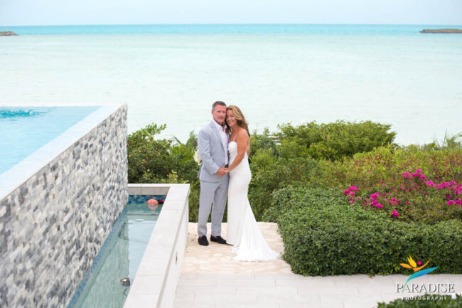 15_Sandy_Bottom_Villa_Wedding bride and groom at villa