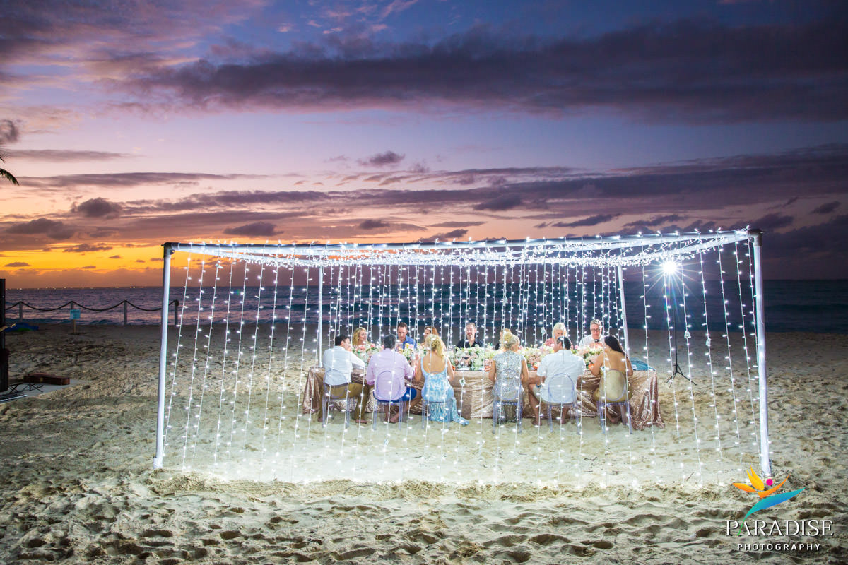 birthday party on the beach