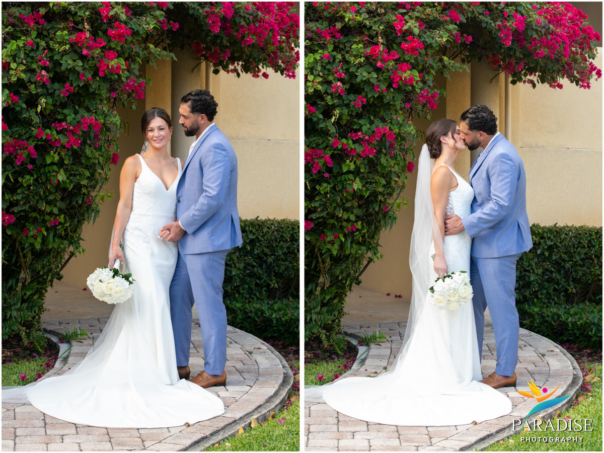 collage of husband and wife