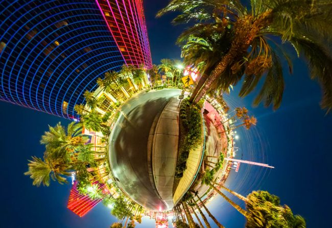 Tiny planet night lights