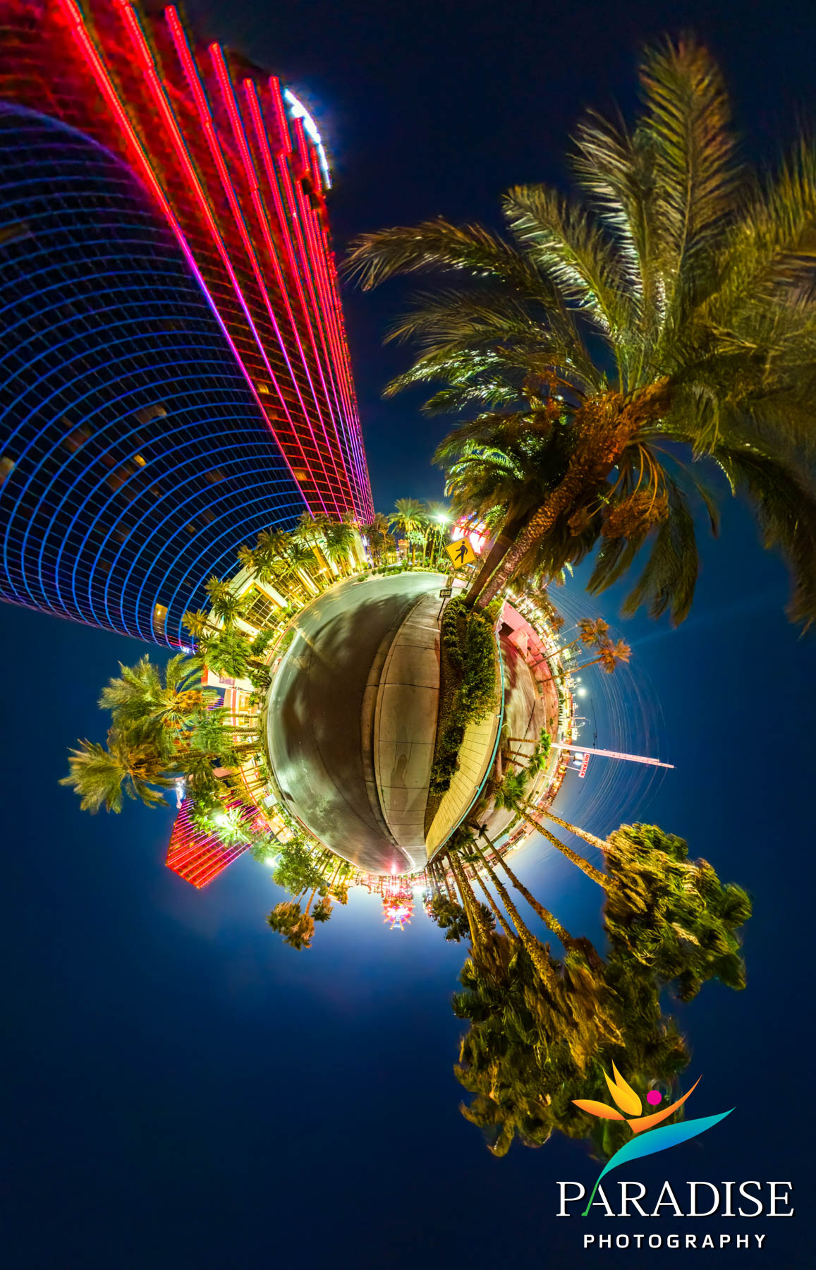 Tiny planet night lights