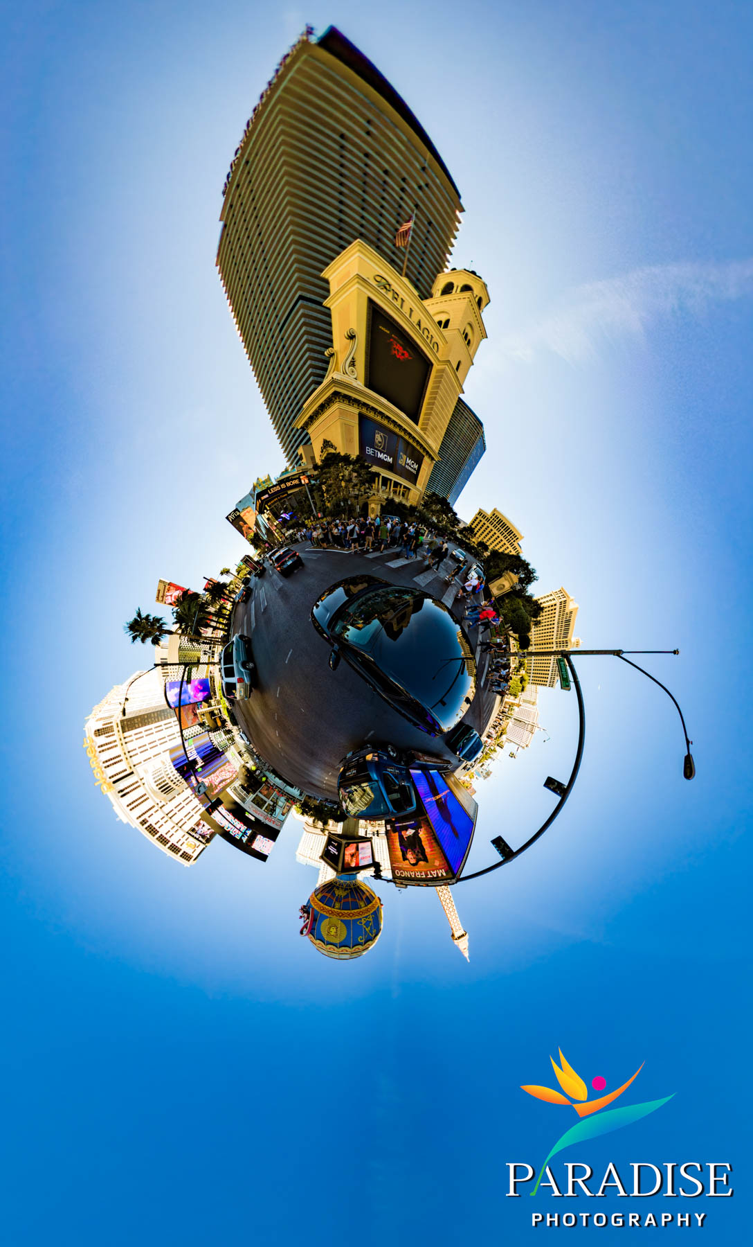 Tiny planet boat 360